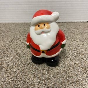 Festive Santa Claus Figurine - Red and White, tea light‎ holder, Christmas Decor